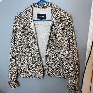 Cheetah Jean Jacket